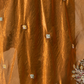 Rajwada Mustard Brown Chiffon Embroidered Saree For Women