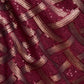 Rajwada Maroon Silk Blend Sequins Stitched  Kurta For Men
