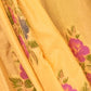 Rajwada Yellow Chinon Woven Saree With Unstitched Blouse for Women