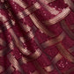 Rajwada Maroon Silk Blend Sequins Stitched  Kurta For Men