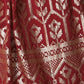 Rajwada Maroon Georgette Embellished Semi-Stitched Lehenga For Women