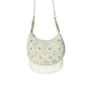 Rajwada Off White Suede Embellished Clutch For Women