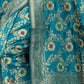 Rajwada Blue Silk Blend Embellished Saree For Women
