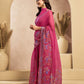 Rajwada Pink Cotton Linen Zari Work Saree For Women