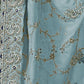 Rajwada Light Blue Georgette Embellished Elegant Saree For Women