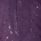 Rajwada Purple Viscose Silk Sequins Stitched Kurta For Men