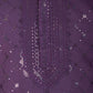 Rajwada Purple Viscose Silk Sequins Stitched Kurta For Men