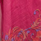 Rajwada Pink Cotton Linen Zari Work Saree For Women