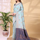 Rajwada Multicolor Silk Blend Woven Saree For Women