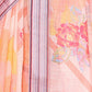 Rajwada Peach Cotton Linen Printed Saree For Women