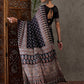Rajwada Black Silk Blend Printed Elegant Saree For Women