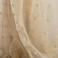 Rajwada Beige Organza Embellished Solid Saree For Women