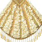 Rajwada Golden Jute Embellished Potli For Women