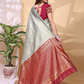 Rajwada  Pista Green Silk Blend Woven Saree For Women