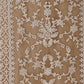 Rajwada Beige Silk Blend Embroidered Semi Stitched Kurta Set For Women