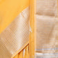 Rajwada Yellow Silk Blend Embellished Saree For Women