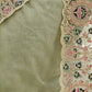 Rajwada Light Green Net Embroidered Elegant Saree For Women