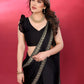 Rajwada Black Georgette Embellished Saree For Women
