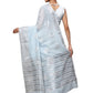 Rajwada Light Blue Silk Blend Embellished Saree For Women