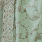 Rajwada Sea Green Georgette Embellished Elegant Saree For Women