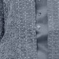 Rajwada Grey Poly Crepe Solid Semi Stitched Kurta Set For Women