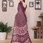 Rajwada Wine Georgette Printed Saree For Women