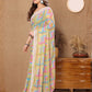 Rajwada Mullticolor Georgette Printed Saree For Women