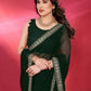 Rajwada Green Georgette Embellished Saree For Women