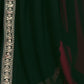 Rajwada Green Georgette Embellished Saree For Women
