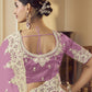 Rajwada Purple Organza Embellished Elegant Saree For Women
