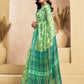 Rajwada Light Green Cotton Linen Zari Work Saree For Women