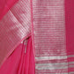Rajwada Pink Silk Blend Embellished Saree For Women
