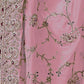 Rajwada Pink Georgette Embellished Elegant Saree For Women