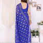 Rajwada Blue Georgette Printed Saree For Women