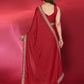 Rajwada Red Georgette Embellished Saree For Women