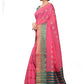 Rajwada Pink Silk Blend Embellished Saree For Women