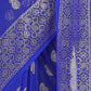 Rajwada Blue Georgette Printed Saree For Women