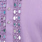 Rajwada Lavender Viscose Rayon Embellished Stitched Kurta For Men