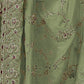 Rajwada Green Georgette Embellished Elegant Saree For Women