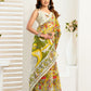 Rajwada Multicolour Cotton Linen Zari Work Saree For Women
