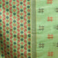 Rajwada Light Green Cotton Blend Solid Saree For Women