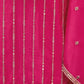 Rajwada Pink Chinon Embroidered Stitched Kurta Set For Women