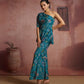Rajwada Blue Cotton Blend Printed Co-ord Set For Women