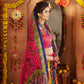 Rajwada Multicolor Cotton Blend Embroidered Semi-Stitched lehenga For Women