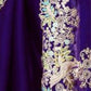 Rajwada Royal Blue Jimmy Choo Embellished Saree For Women