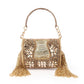 Rajwada Blush Pink Embellished Clutch For Women