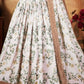 Rajwada White Organza Printed Semi-Stitched lehenga For Women