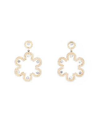 Rajwada Foral Patterned Dangler Earring For Women