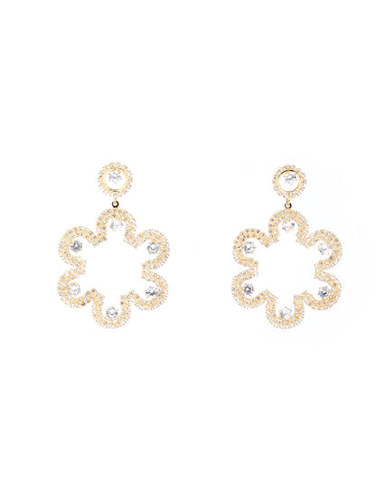 Rajwada Foral Patterned Dangler Earring For Women