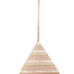 Rajwada Peach Structured Pyramid Clutch Bag For Women